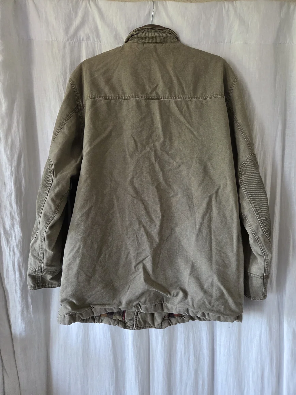 GAP | Vintage Out Of Door Olive Field Jacket with Brown Leather Collar